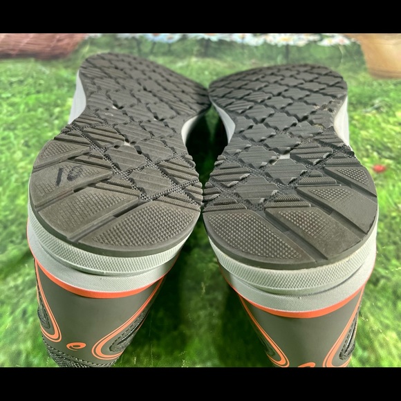 Asics Gel-Endurant Size 8 Womens Athletic Running Shoes T792N Gray/Orange - Picture 11 of 12